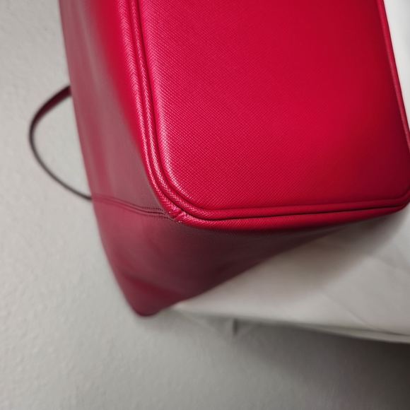 Coach Pink Leather Tote Bag F26103 - Picture 12 of 16